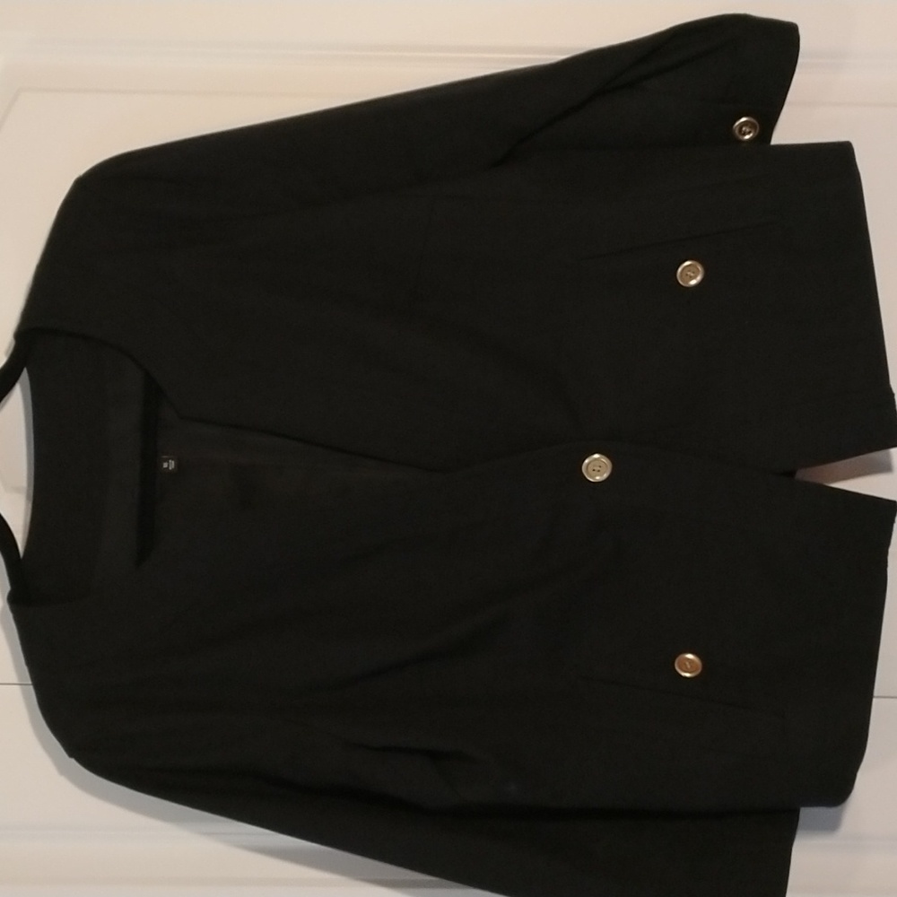Talbots Black 16 Woman Blazer